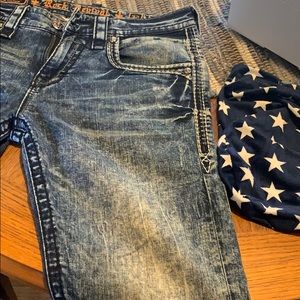 Rock Revival Men’s jeans 32/32 length